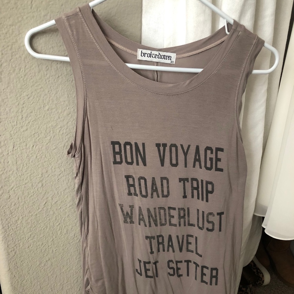 Tan tank top